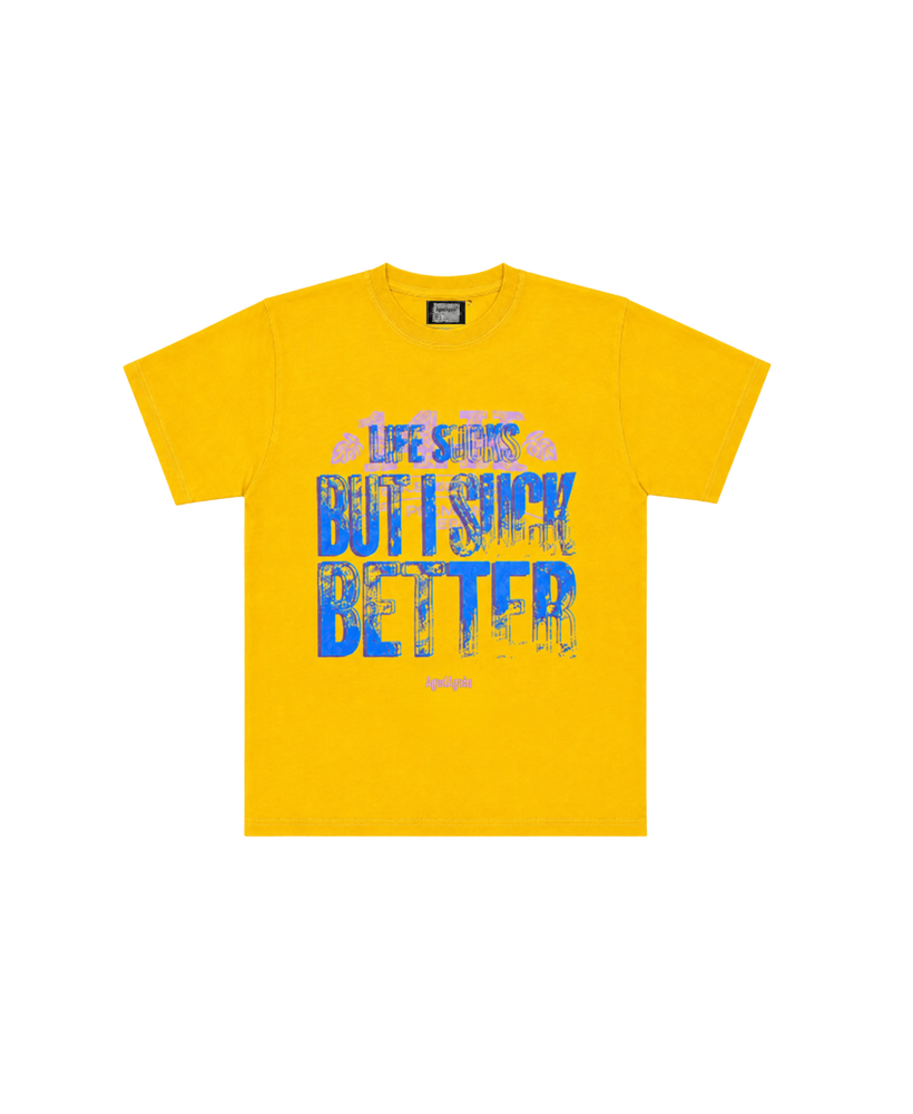 Life Sucks - Tee - Light Mustard