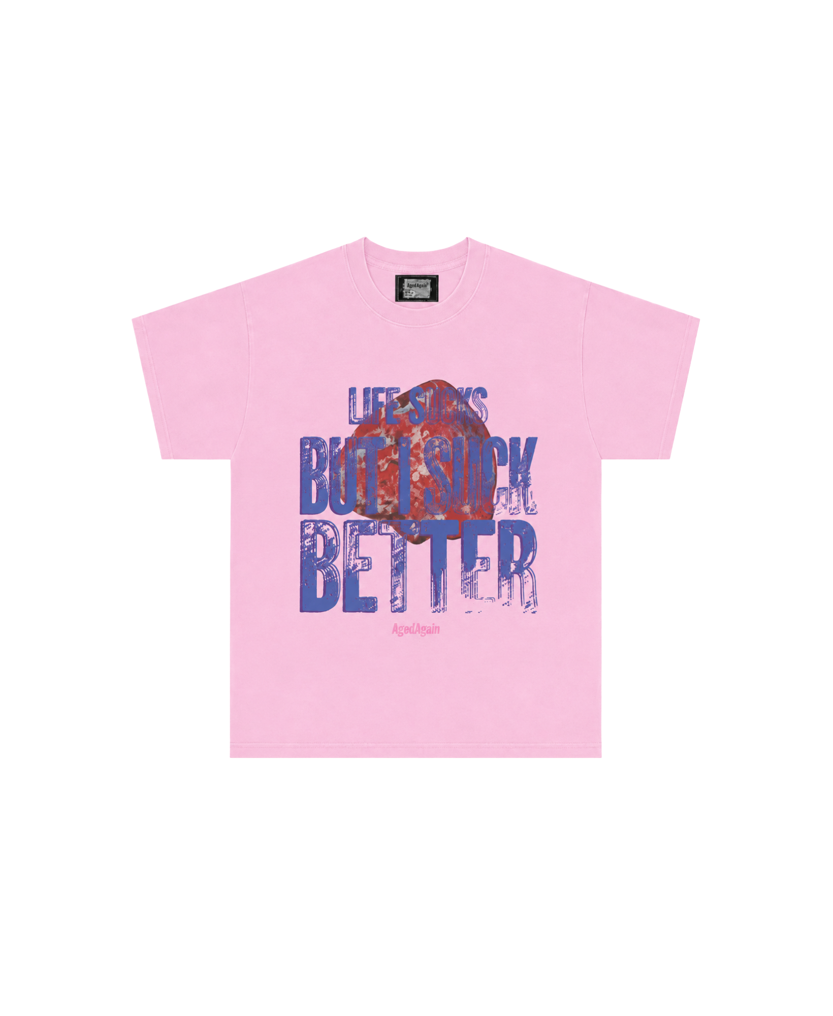 Life Sucks - Tee - Pink