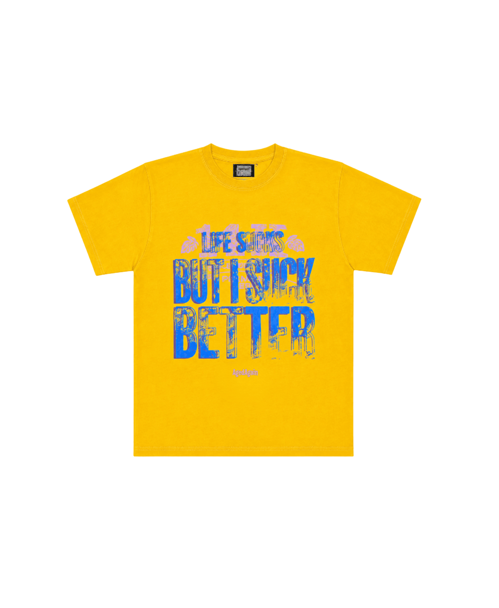 Life Sucks - Tee - Light Mustard