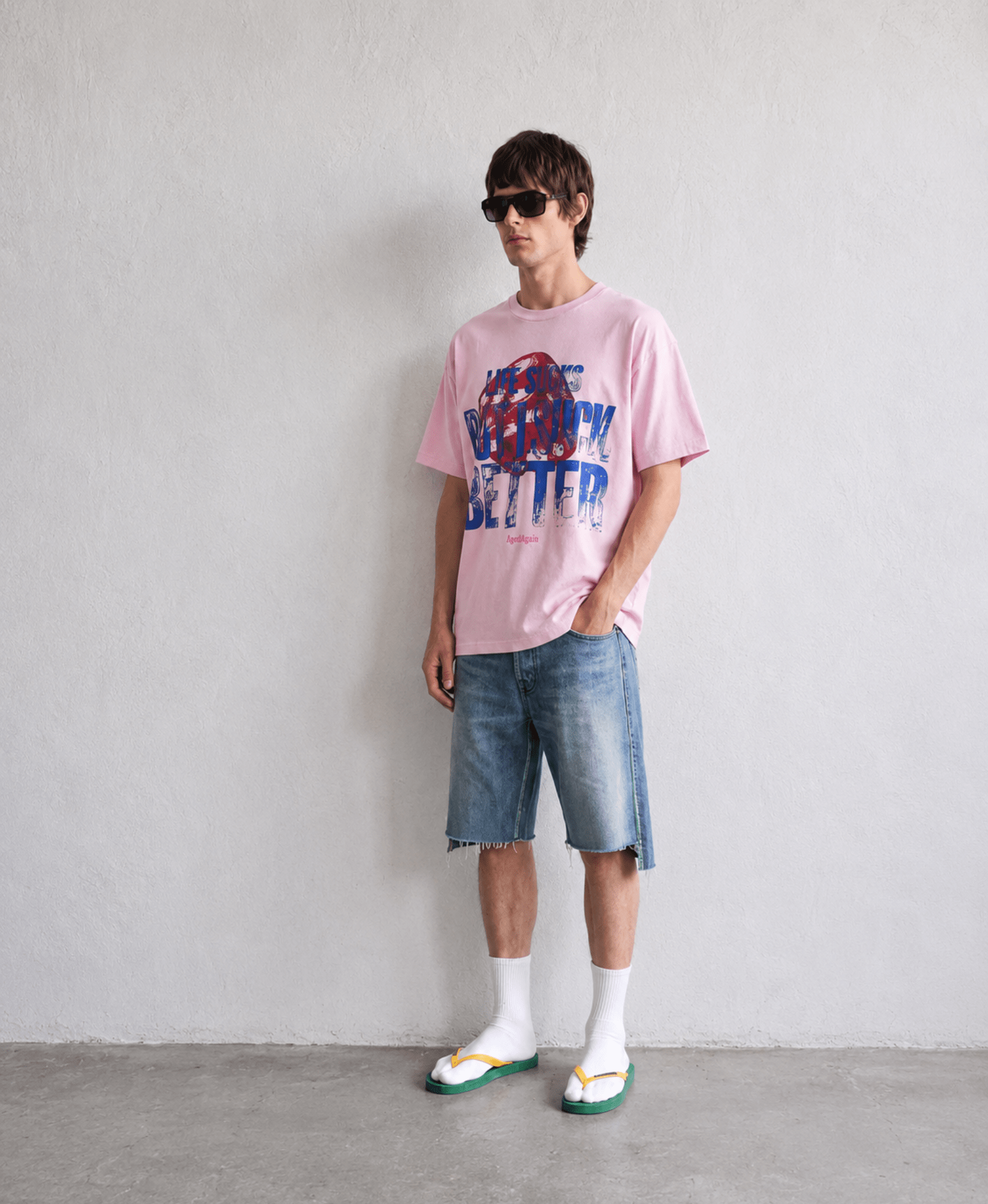 Life Sucks - Tee - Mint - AgedAgain