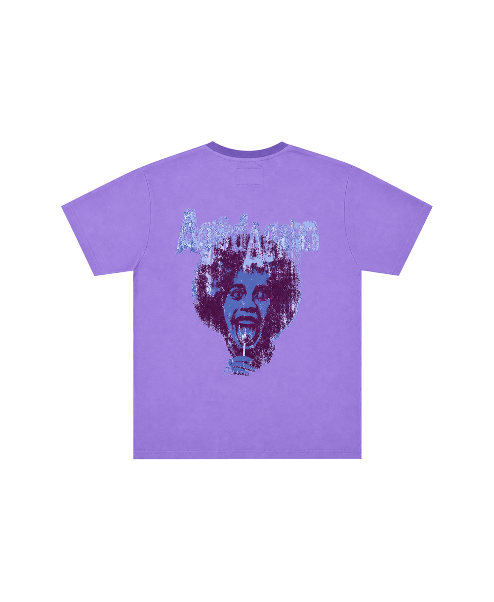 Life Sucks - Tee - Purple - back